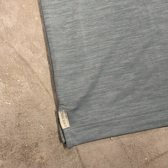 Cariloha Bamboo Golf Shirt Short Sleeve Polo Stretch Grey XL - Picture 5 of 8